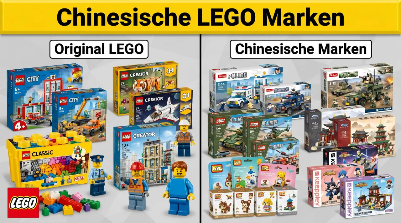 Chinesische LEGO Marken 2026 — Mould King, CaDA, Lepin im Test